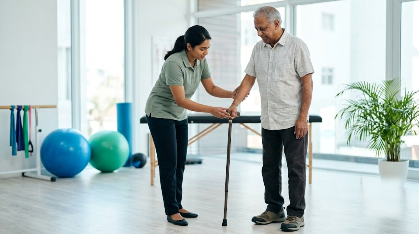 Choosing and Adjusting a Walking Stick: What to Ask Your Physio