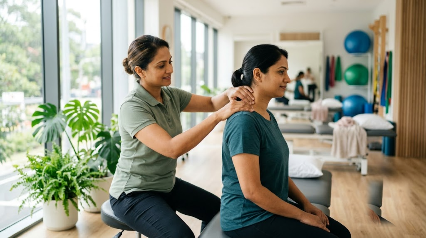 Desk-Job Neck and Shoulder Pain: Physio Relief