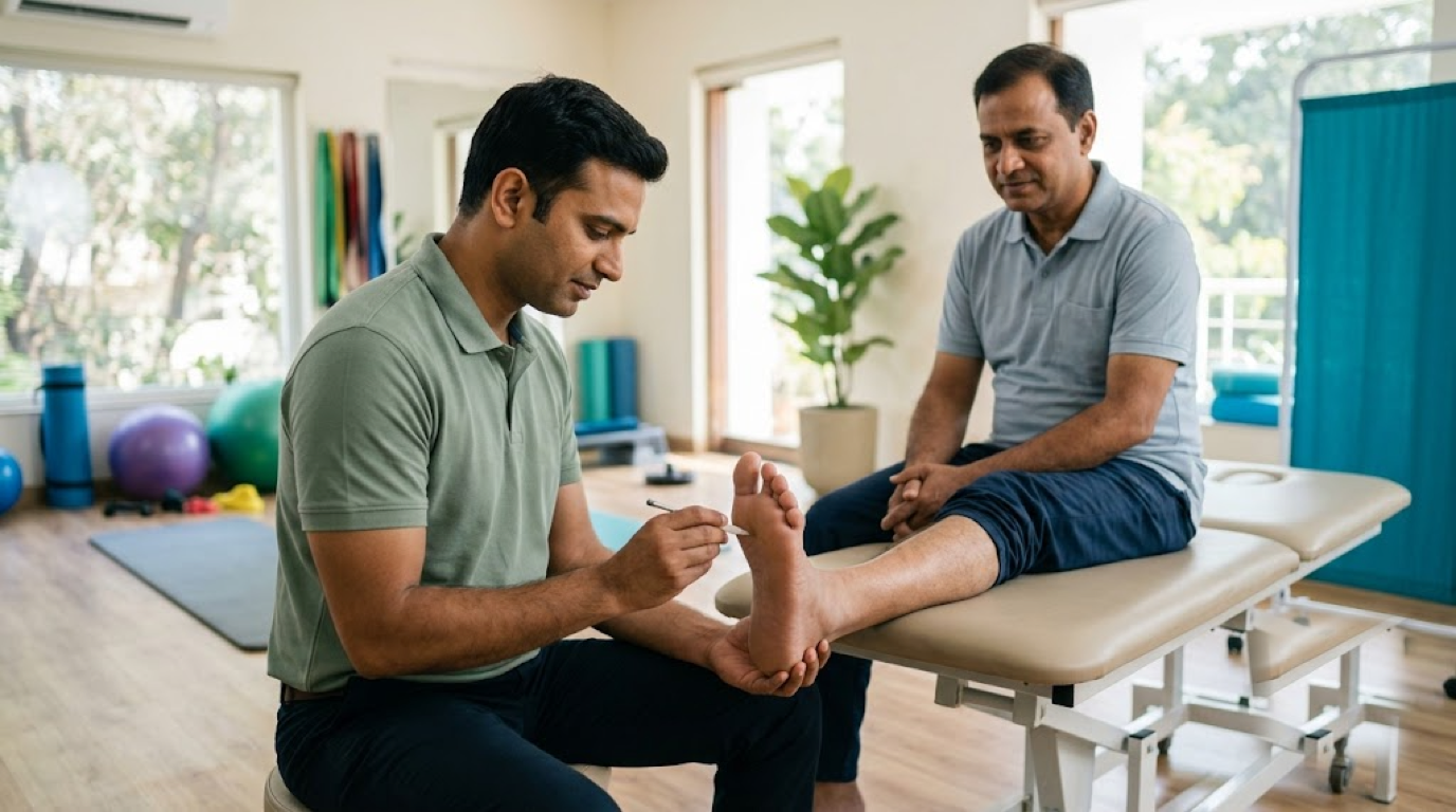 Numb Feet and Diabetes: Prepare for Physiotherapy