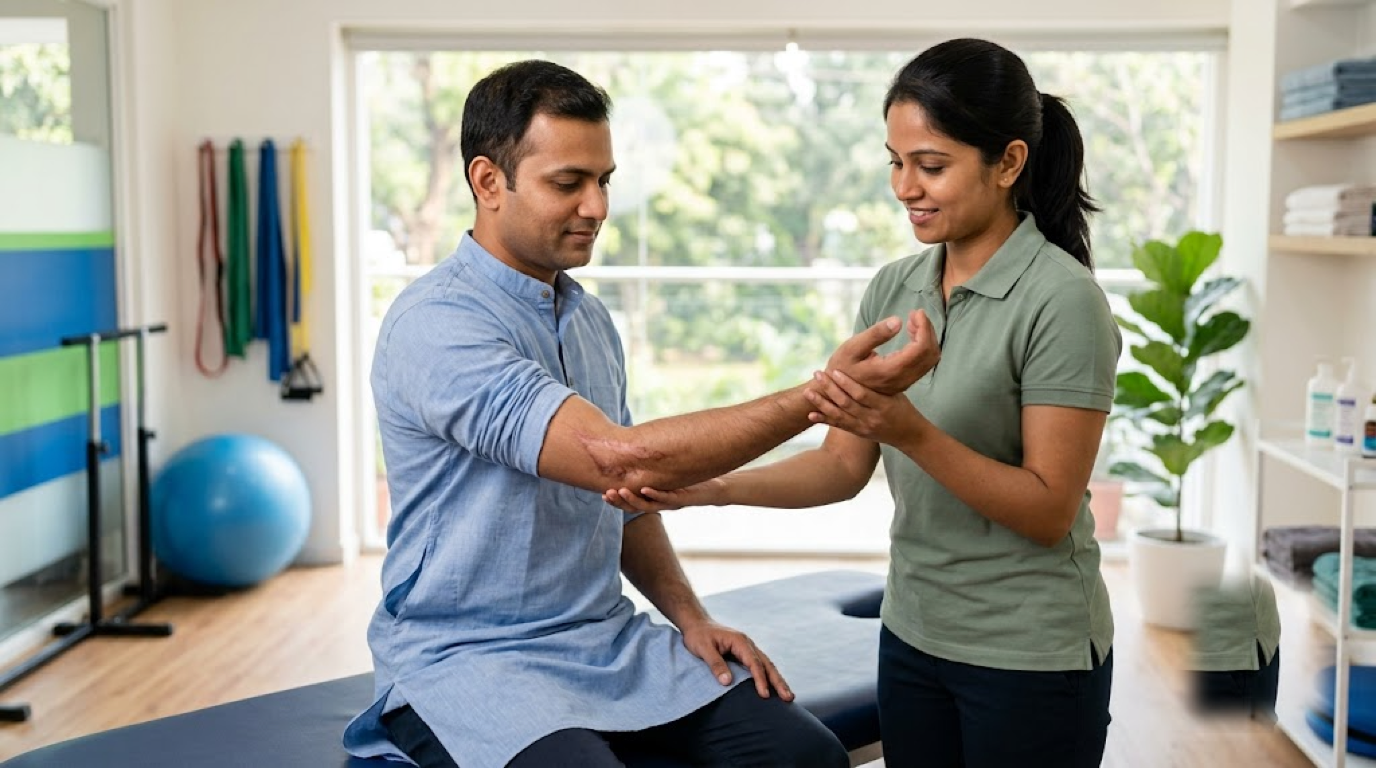 Physiotherapy After a Burn: Skin Tightness and Movement